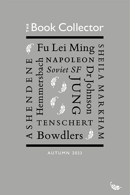 The Book Collector Current Issue