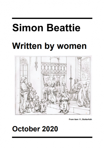 Simon Beattie, Written by Women