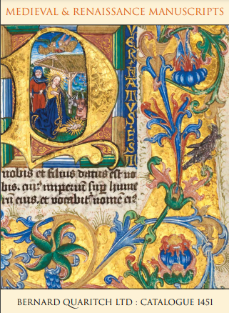 Bernard Quaritch Ltd, Catalogue 1451 - Medieval & Renaissance Manuscripts