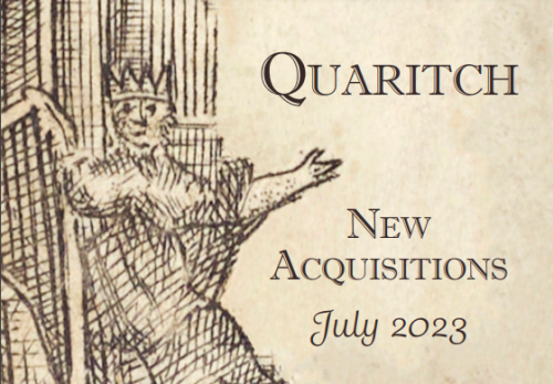 Bernard Quaritch Ltd, New Acquisitions July 2023