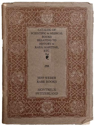 Jeff Weber Rare Books, Catalogue 295