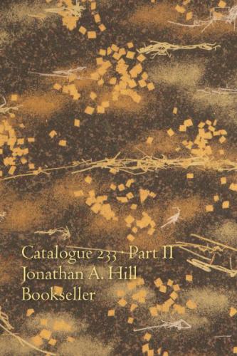 Jonathan A Hill, Catalogue 233 Part 2