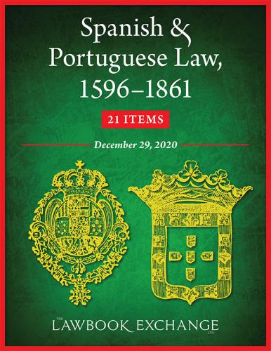Lawbook Exchange -  Spanish and Portuguese Law