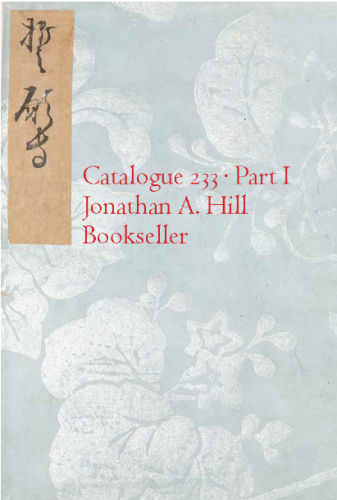 Jonathan A Hill, Catalogue 233 Part I