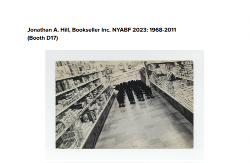 Jonathan A Hill, NY Book Fair 2023 Selection