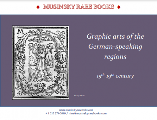 Nina Musinsky, Graphic arts of the German-speaking lands