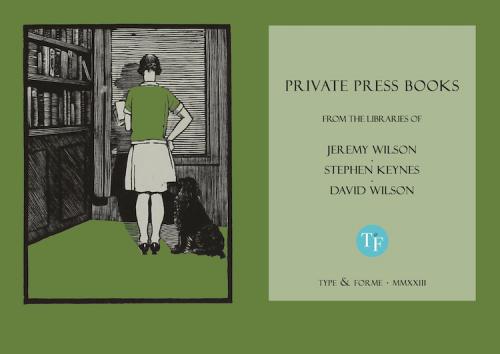Type & Forme. Private Press Books.