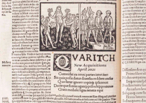 Bernard Quaritch Ltd, April New Acquisitions