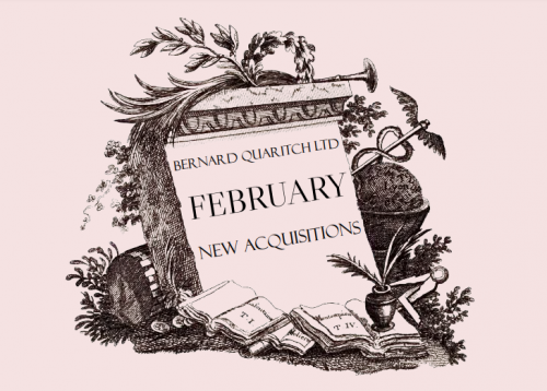 Quaritch, February Acquisitions
