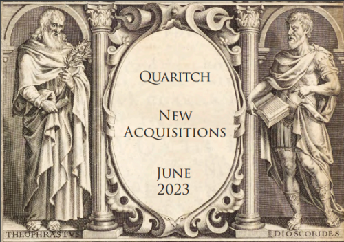 Bernard Quaritch Ltd, New Acquisitions June 2023
