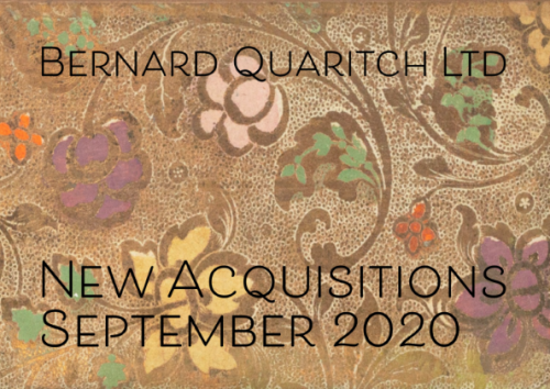 Quaritch Sept 2020