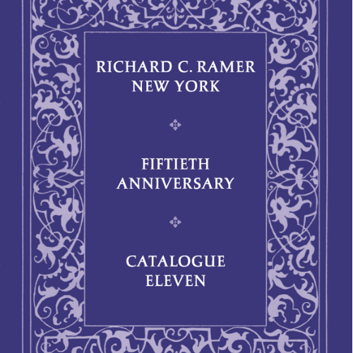 Richard C. Ramer Catalogue 11 (50th Anniversary)