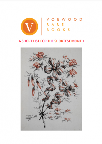 Voewood Rare Books, February Short List