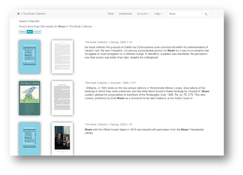 The Book Collector archive image