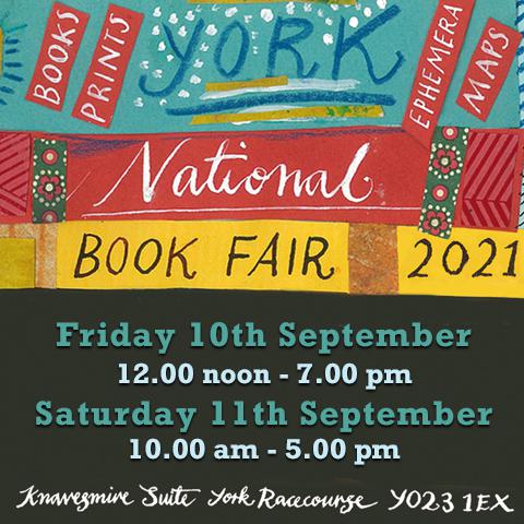 York Rare Book Fair - Autumn Antiquarian Book Fair Season Open