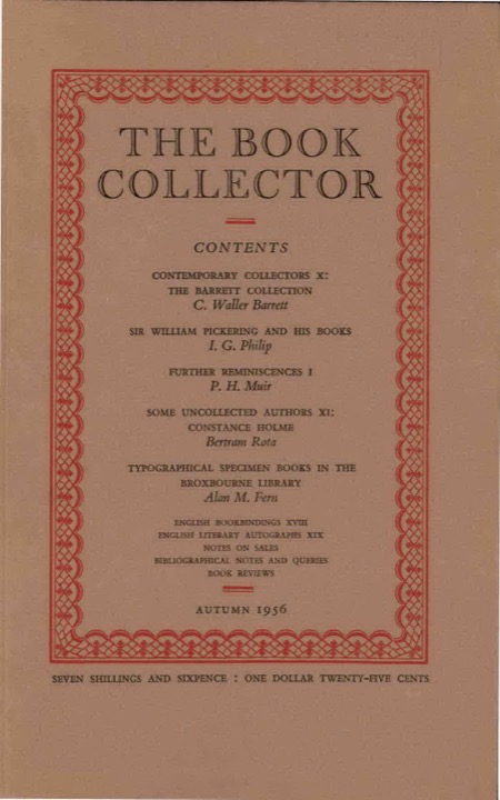 The Book Collector Front Cover The Book Collector front cover image
