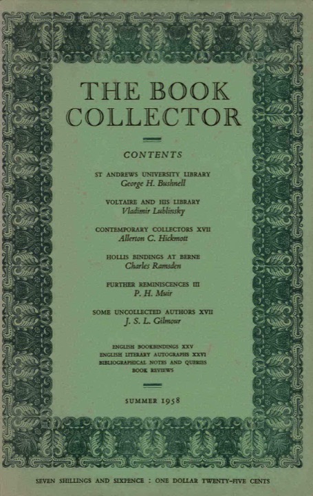 The Book Collector Front Cover The Book Collector front cover image