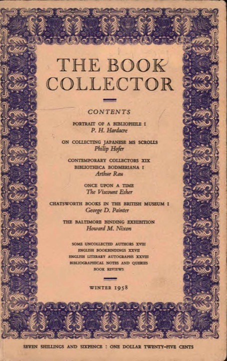 The Book Collector Front Cover The Book Collector front cover image