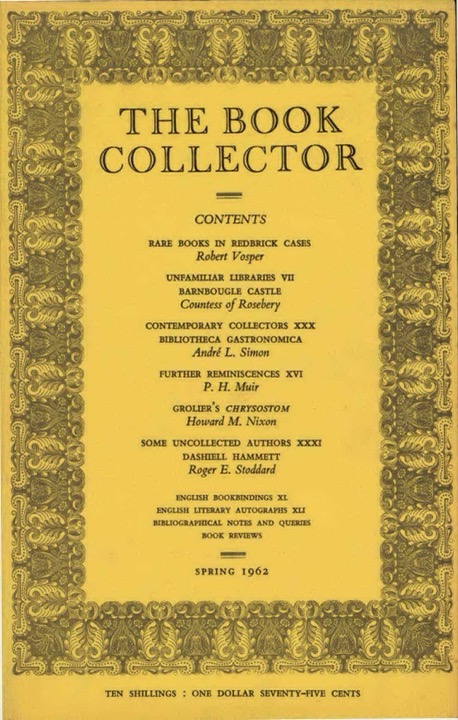 The Book Collector Front Cover The Book Collector front cover image