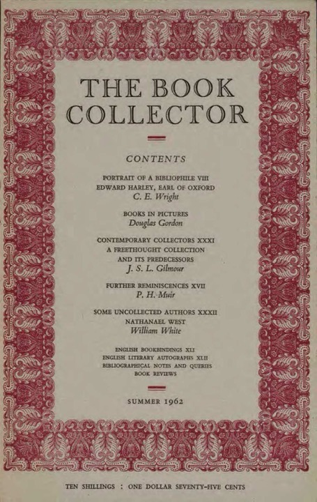 The Book Collector Front Cover The Book Collector front cover image