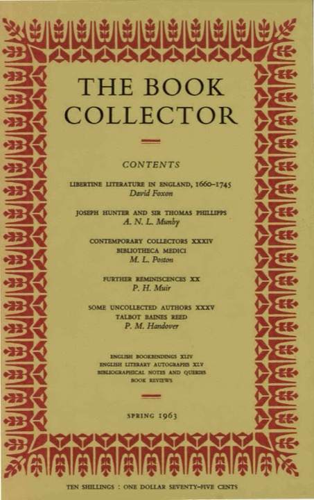 The Book Collector Front Cover The Book Collector front cover image
