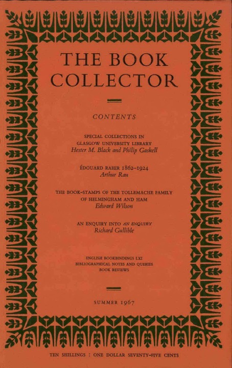 The Book Collector Front Cover The Book Collector front cover image