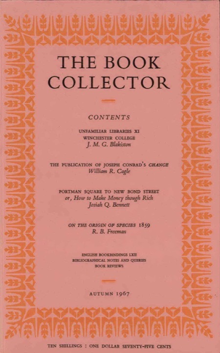 The Book Collector Front Cover The Book Collector front cover image