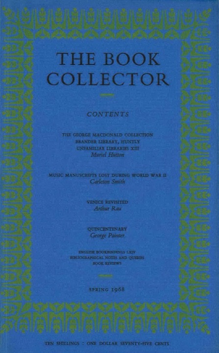 The Book Collector Front Cover The Book Collector front cover image
