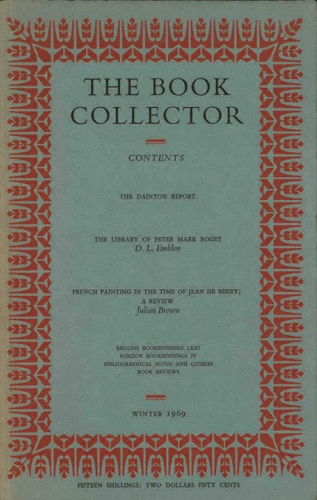 The Book Collector Front Cover The Book Collector front cover image