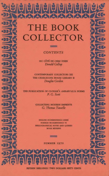 The Book Collector Front Cover The Book Collector front cover image