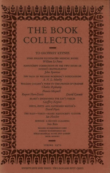 The Book Collector Front Cover The Book Collector front cover image