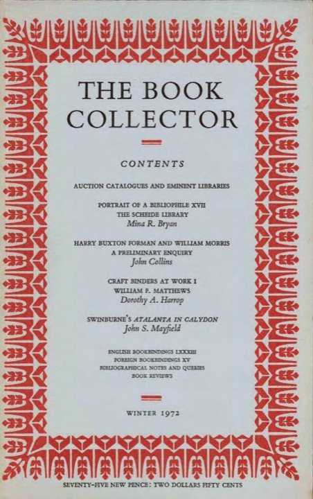 The Book Collector Front Cover The Book Collector front cover image