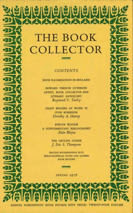 The Book Collector Front Cover The Book Collector front cover image