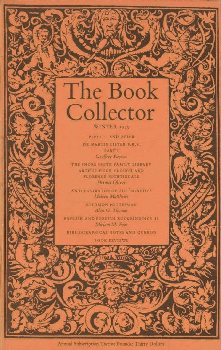 The Book Collector Front Cover The Book Collector front cover image