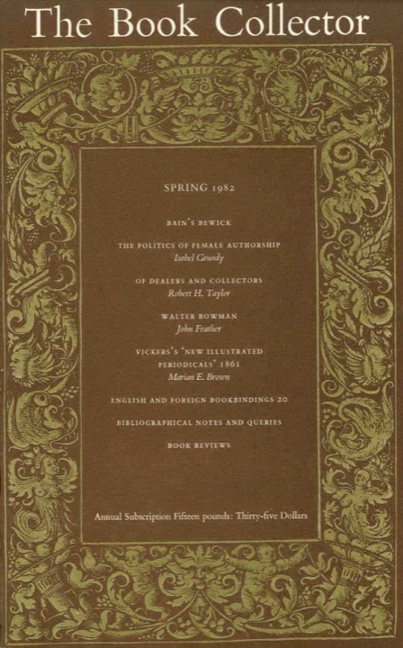 The Book Collector Front Cover The Book Collector front cover image