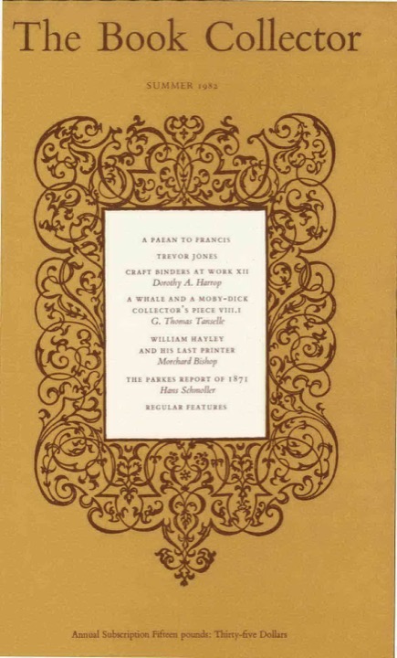The Book Collector Front Cover The Book Collector front cover image