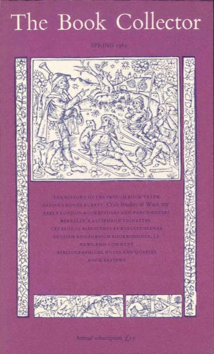 The Book Collector Front Cover The Book Collector front cover image