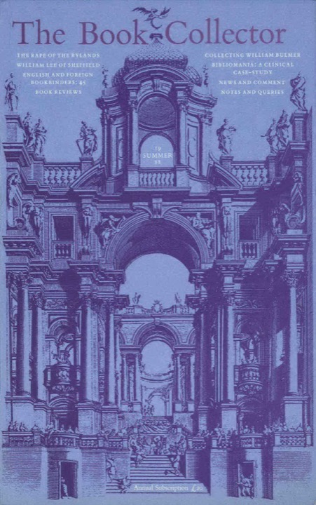 The Book Collector Front Cover The Book Collector front cover image