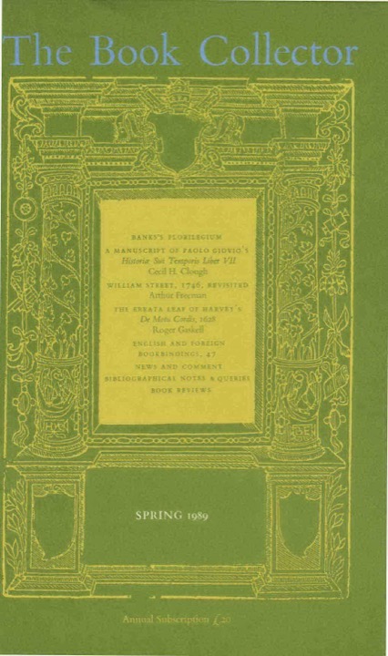 The Book Collector Front Cover The Book Collector front cover image
