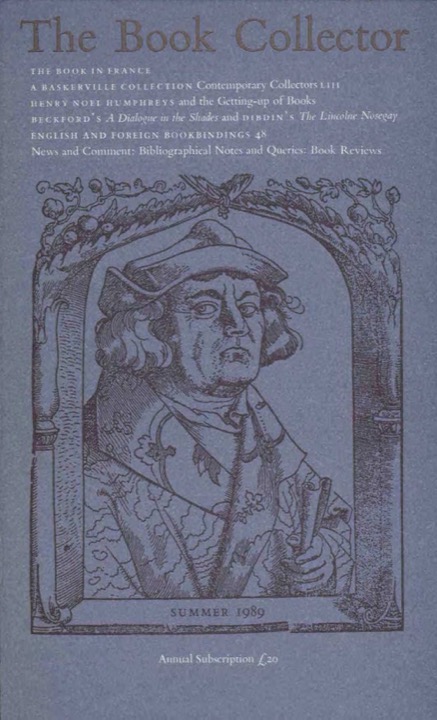 The Book Collector Front Cover The Book Collector front cover image