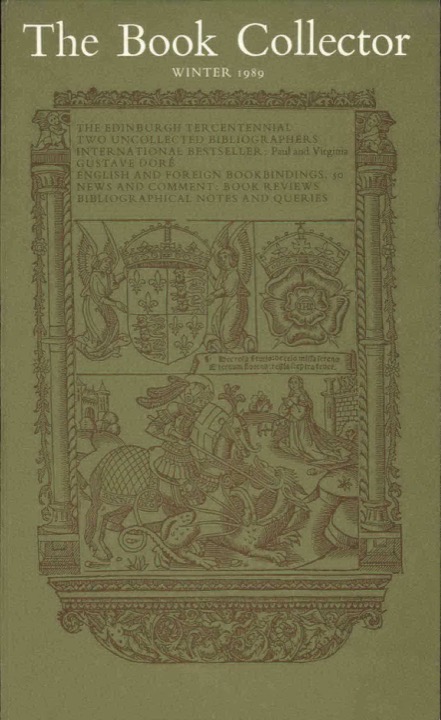 The Book Collector Front Cover The Book Collector front cover image