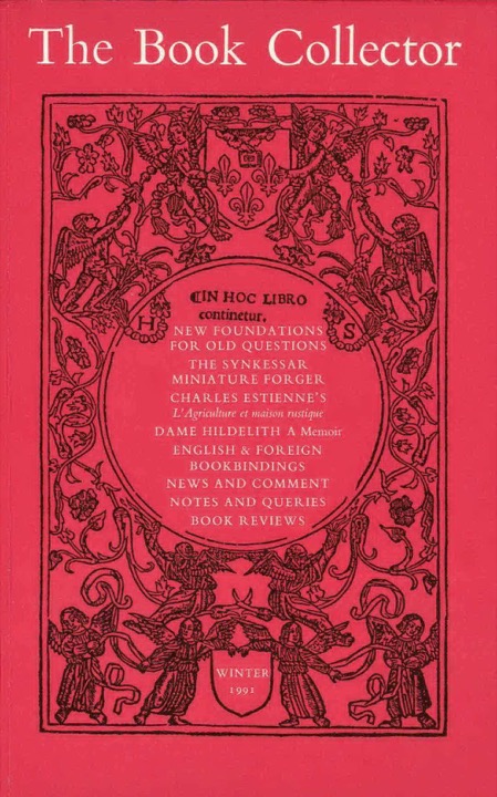 The Book Collector Front Cover The Book Collector front cover image