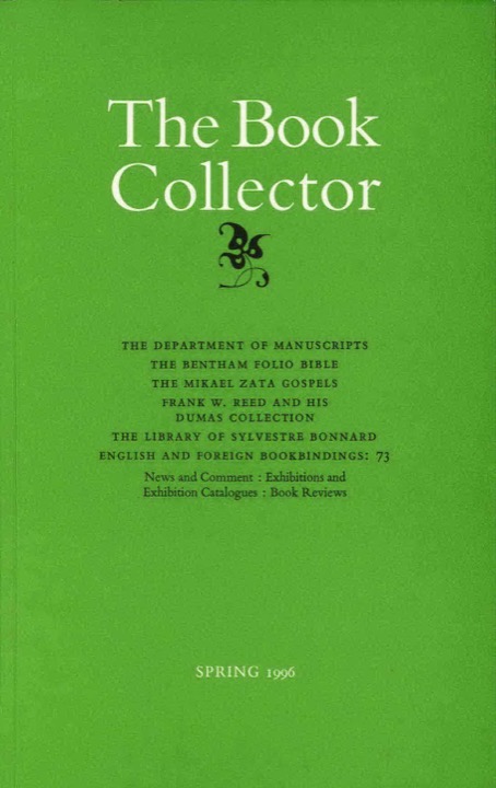 The Book Collector Front Cover The Book Collector front cover image