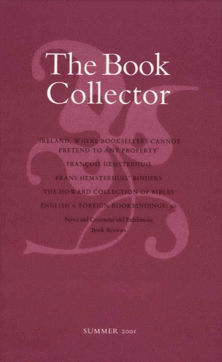 The Book Collector Front Cover The Book Collector front cover image