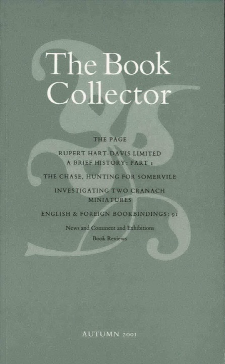 The Book Collector Front Cover The Book Collector front cover image