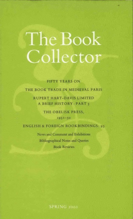 The Book Collector Front Cover The Book Collector front cover image