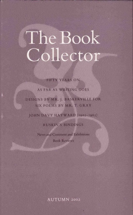 The Book Collector Front Cover The Book Collector front cover image