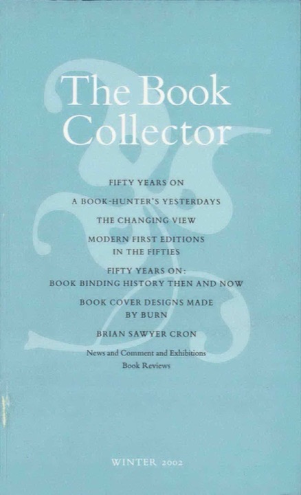 The Book Collector Front Cover The Book Collector front cover image