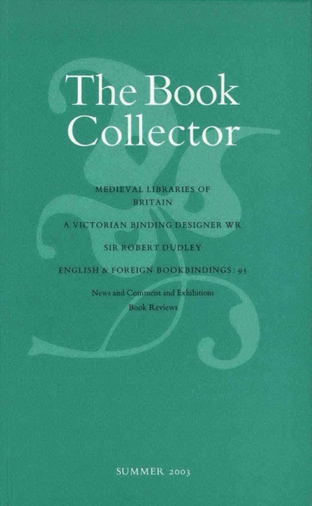 The Book Collector Front Cover The Book Collector front cover image