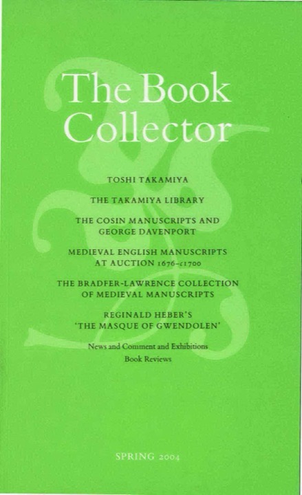 The Book Collector Front Cover The Book Collector front cover image